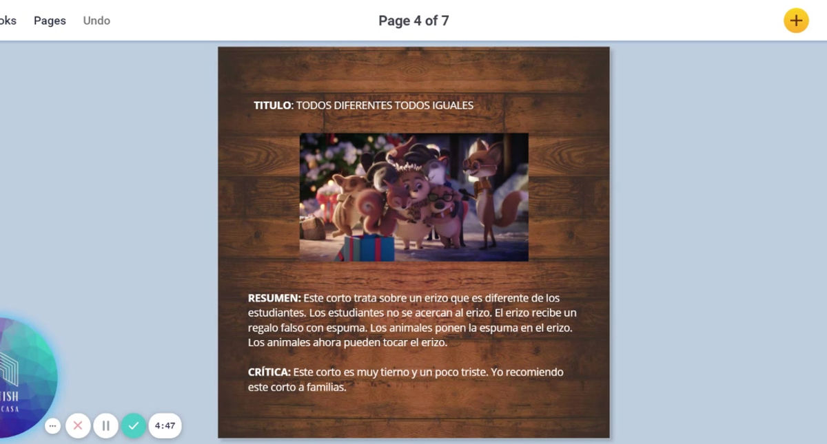 Editing 'A new book' - Book Creator
